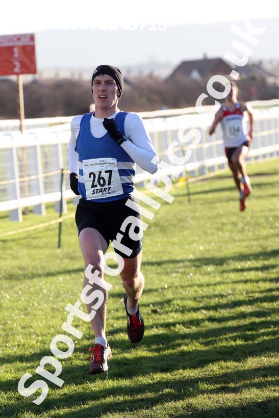 Senior mens North Eastern Cross Country, Redcar. Photo:  David T. Hewitson/Sports for All Pics